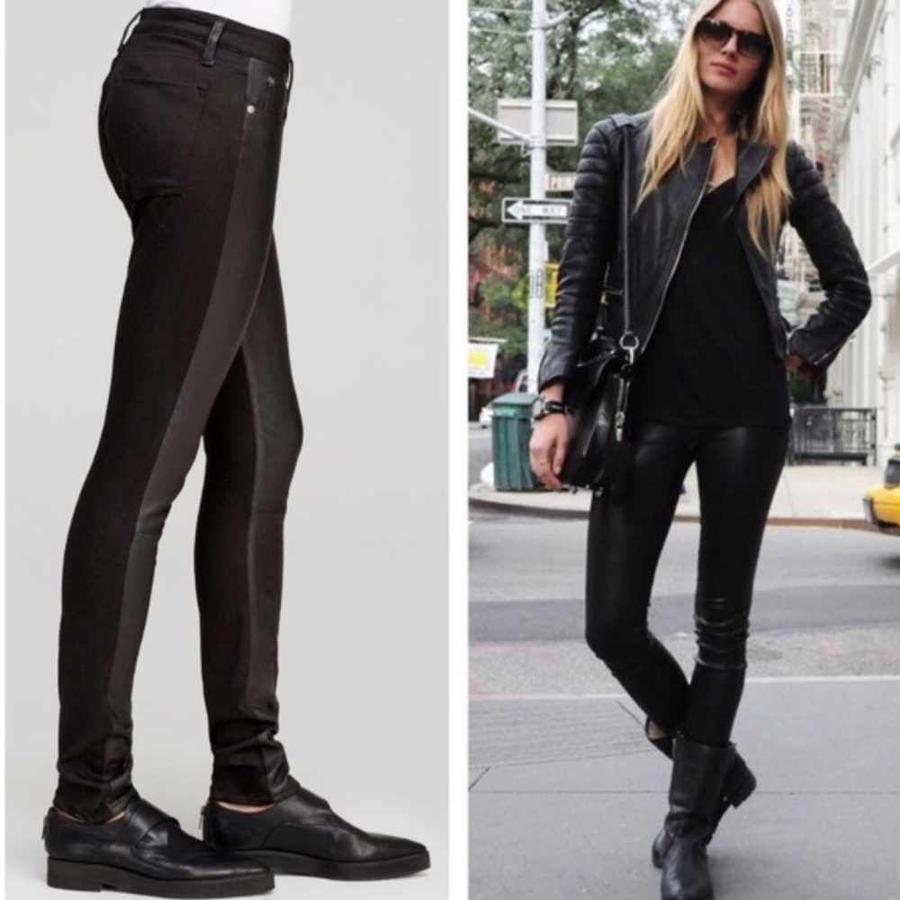 LIKE NEW Helmut Lang Leather Pants - Size 26